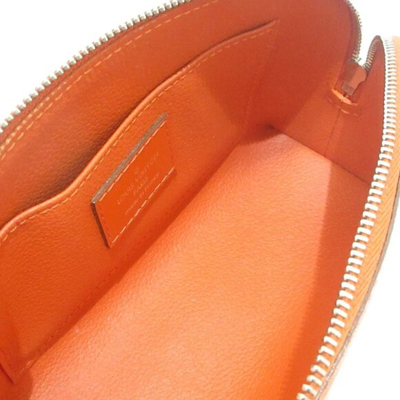 100% Authentic LOUIS VUITTON Pochette Cosmetic Epi Pouch Piment - Picture 5 of 8